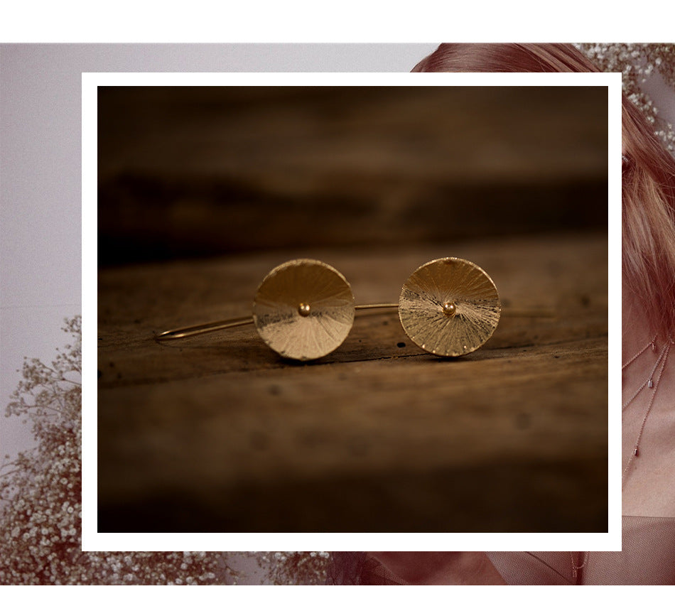 Simple Coin Earrings