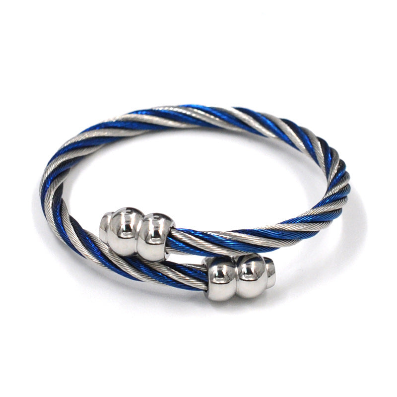 Wire Rope Bangle - Forge & Form