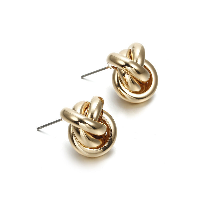 Classic Twist Stud Earrings