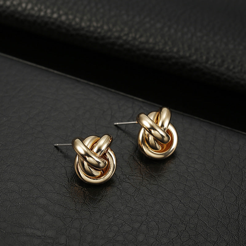 Classic Twist Stud Earrings