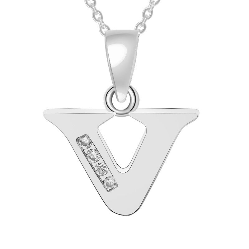 Bedazzled Initial Necklace