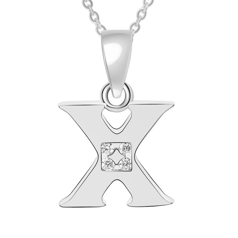 Bedazzled Initial Necklace
