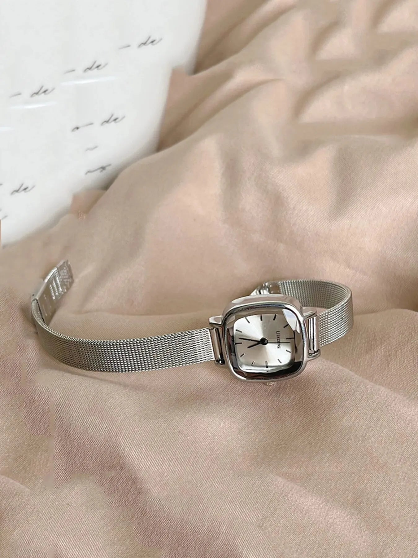 Square Metal Mesh Watch