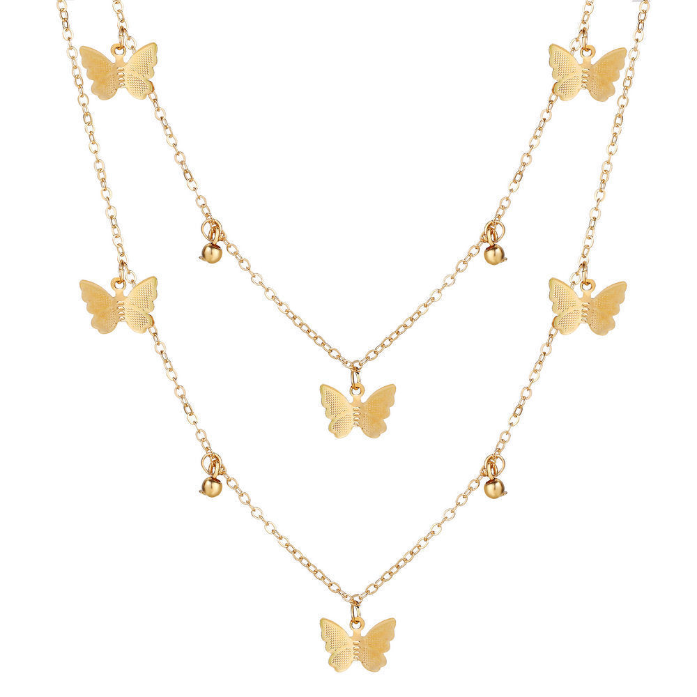Butterfly Double Necklace