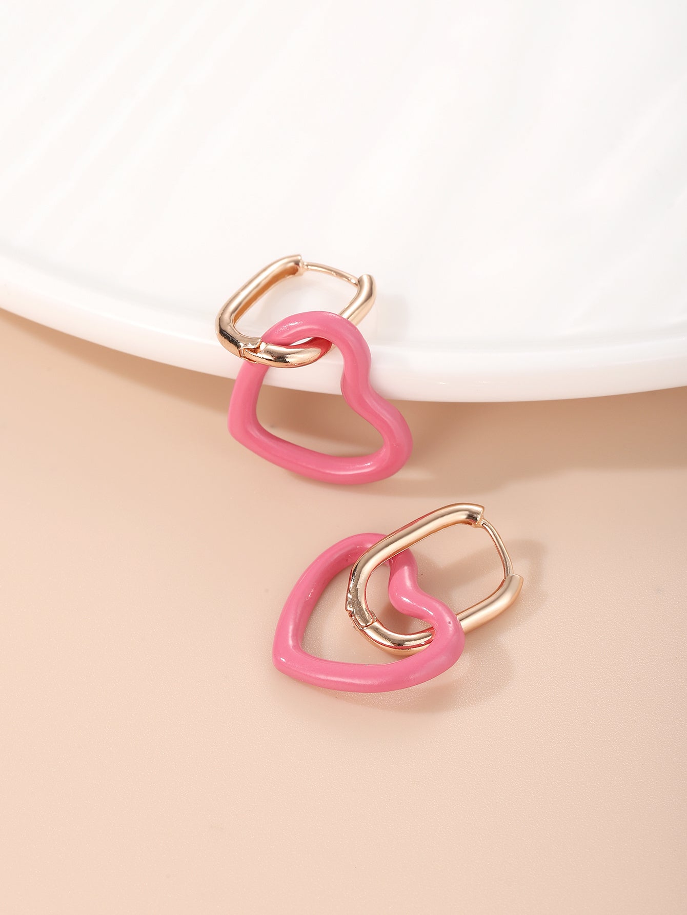Chain Heart Earrings