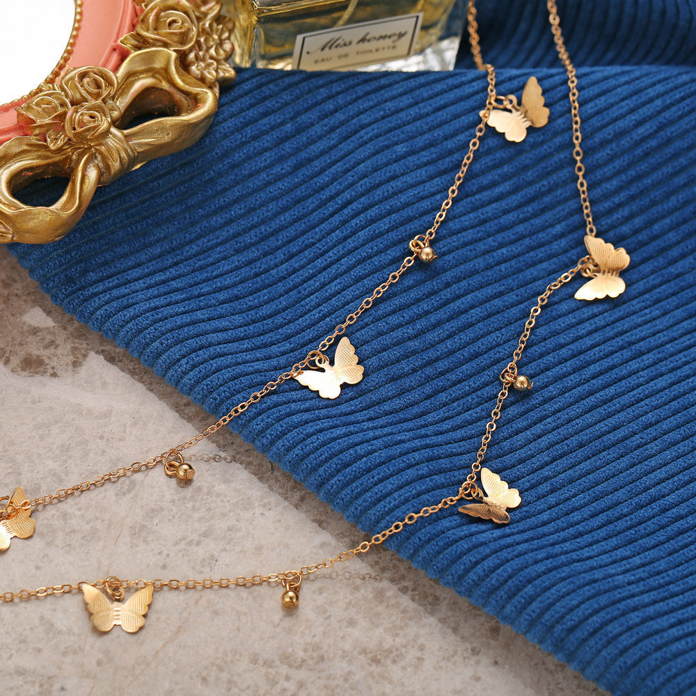 Butterfly Double Necklace