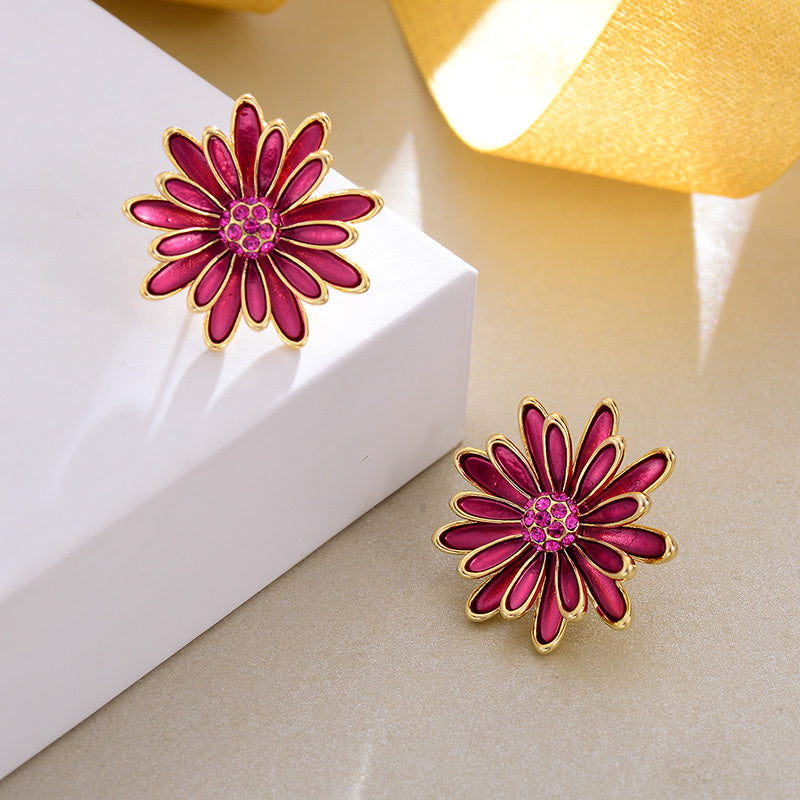 Retro Flower Earrings