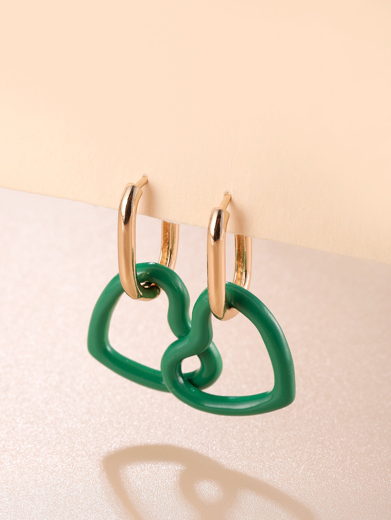 Chain Heart Earrings
