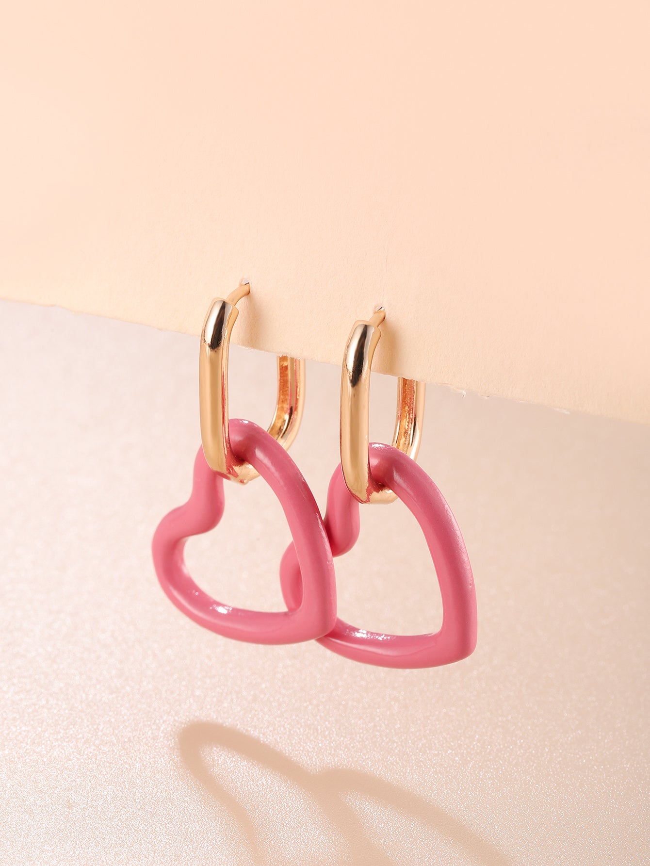 Chain Heart Earrings