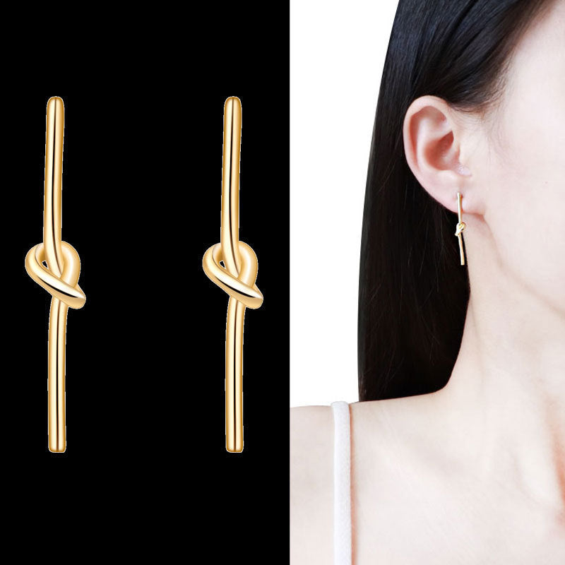 Long Knot Earrings