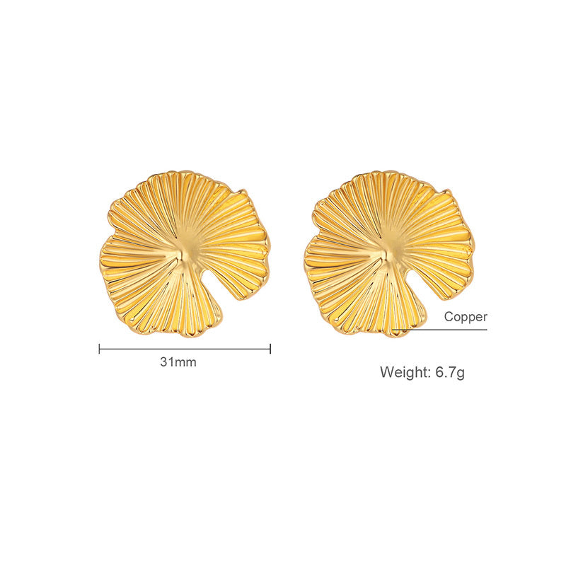 Retro Disc Earrings