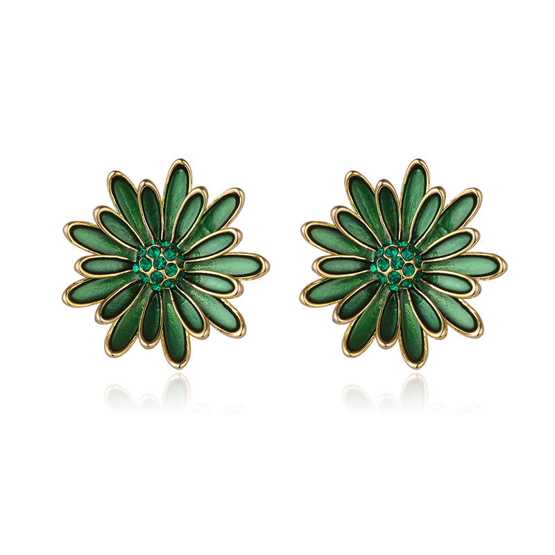 Retro Flower Earrings