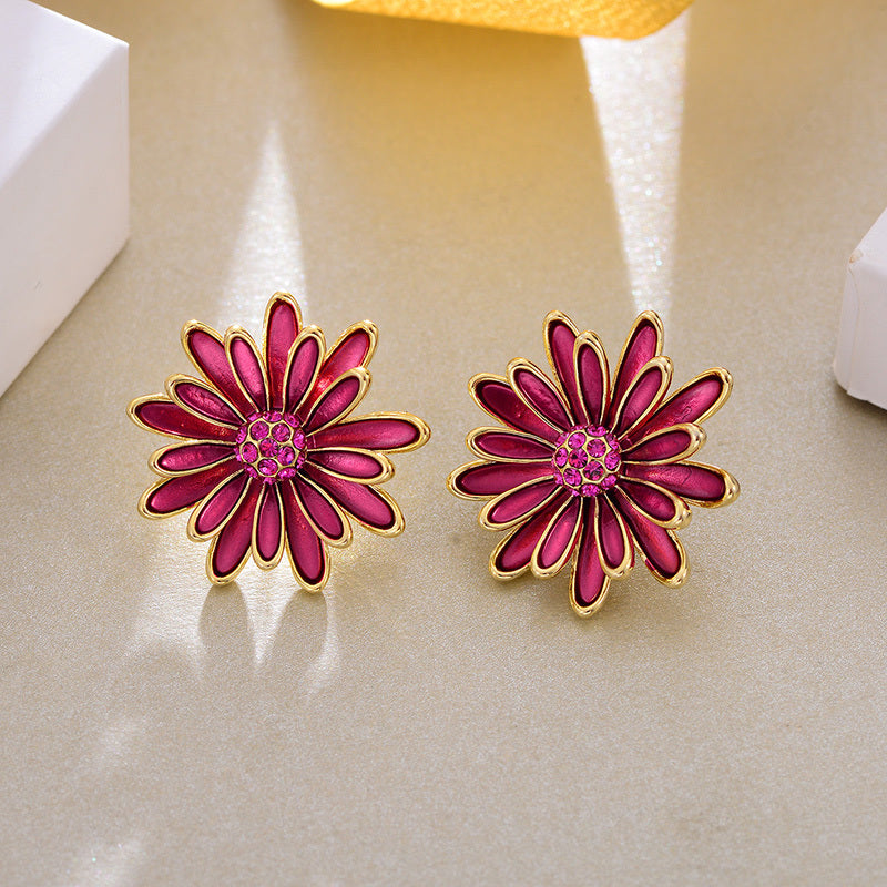 Retro Flower Earrings