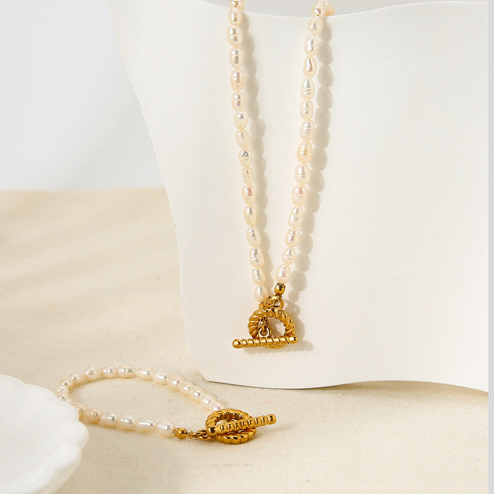 Freshwater Pearl Toggle Set