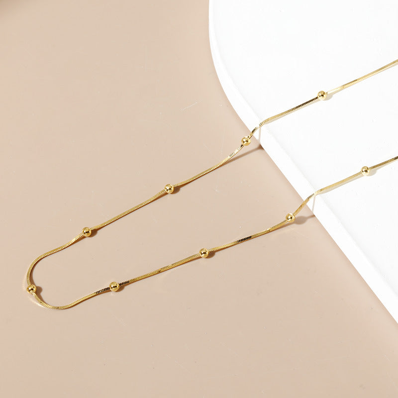 Sterling Silver Ball Chain Necklace