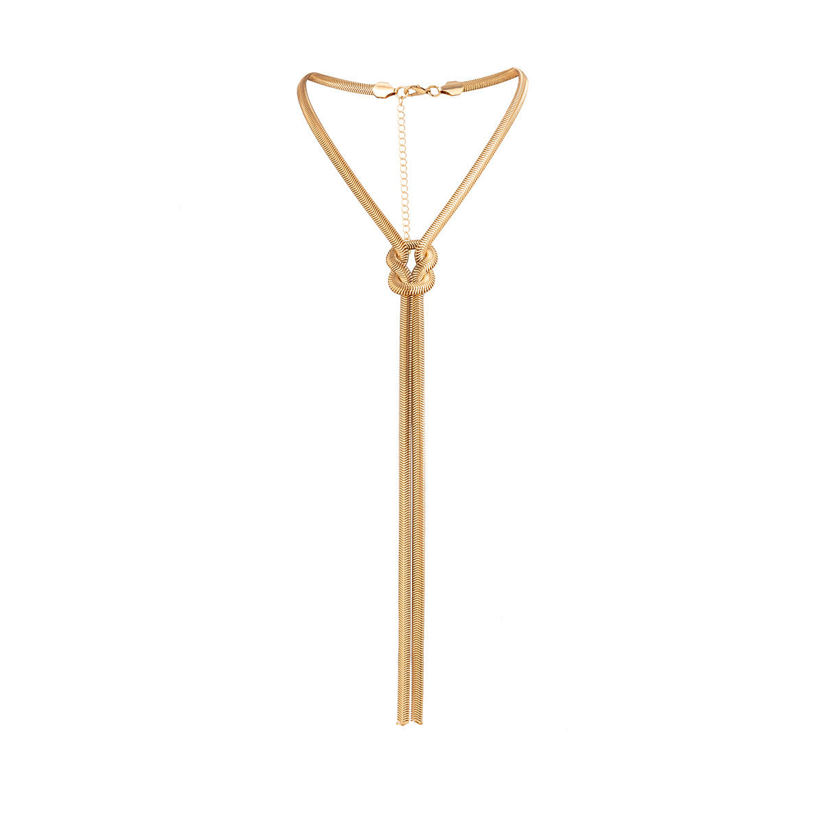 Knotted Snake Bone Lariat