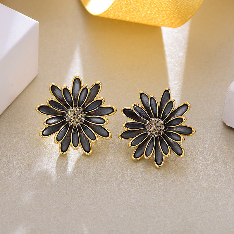 Retro Flower Earrings