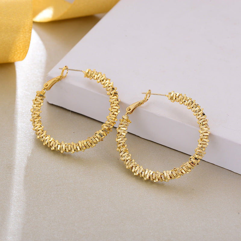 Stacked Geometric Hoop Earrings