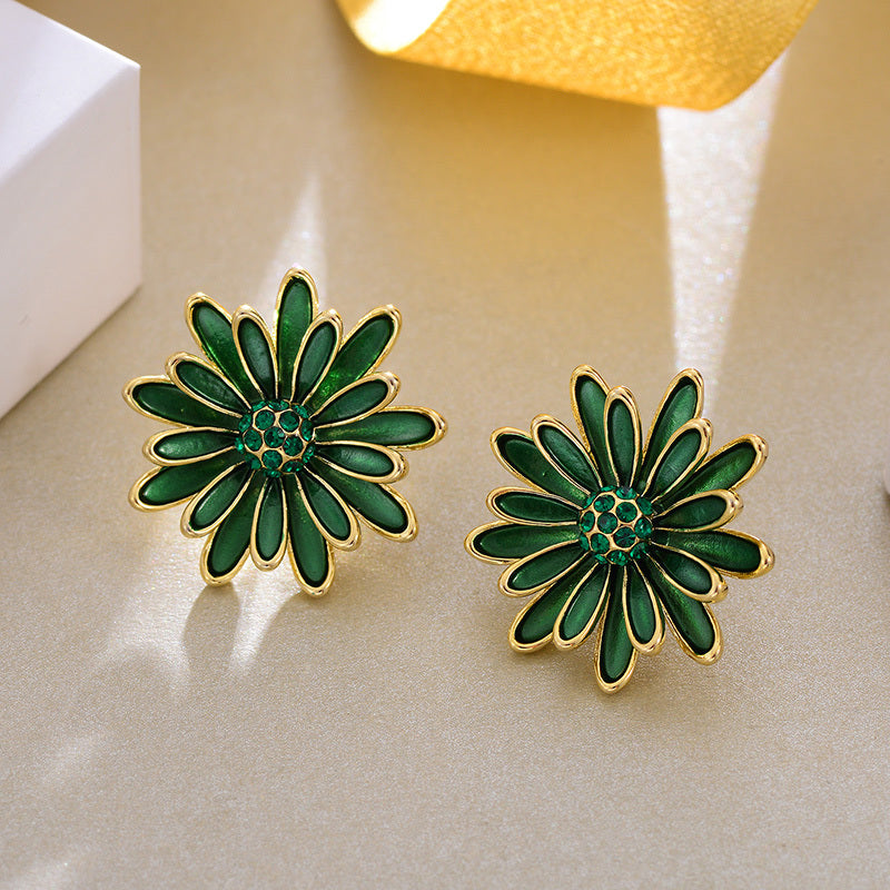 Retro Flower Earrings