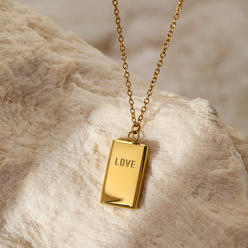 Love Rich Brick Necklace