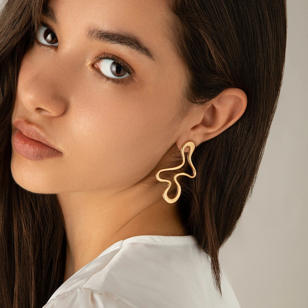 Irregular Hoop Earrings