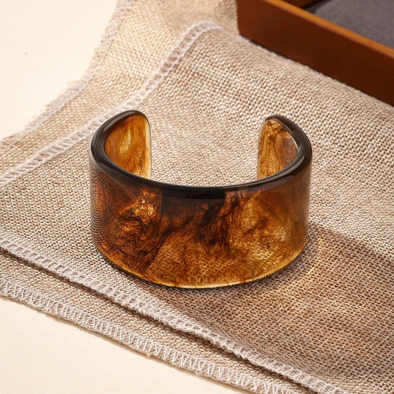 Coffee Acrylic Bangle