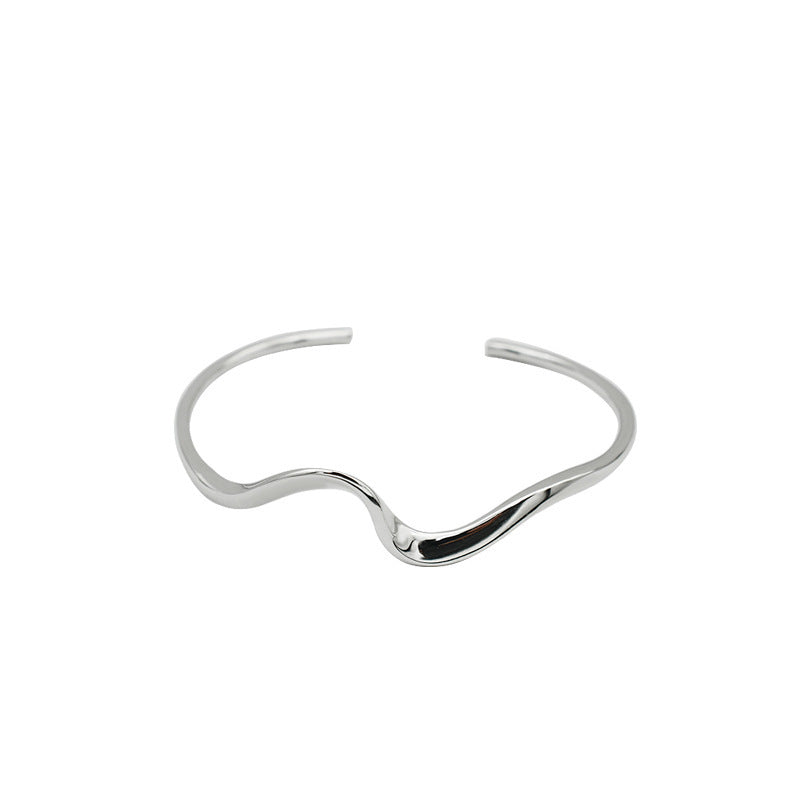 Sterling Silver Ripple Bracelet - Forge & Form