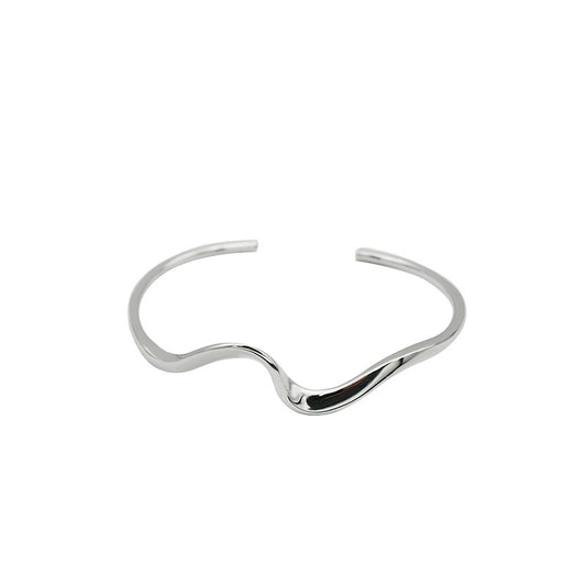 Sterling Silver Ripple Bracelet - Forge & Form