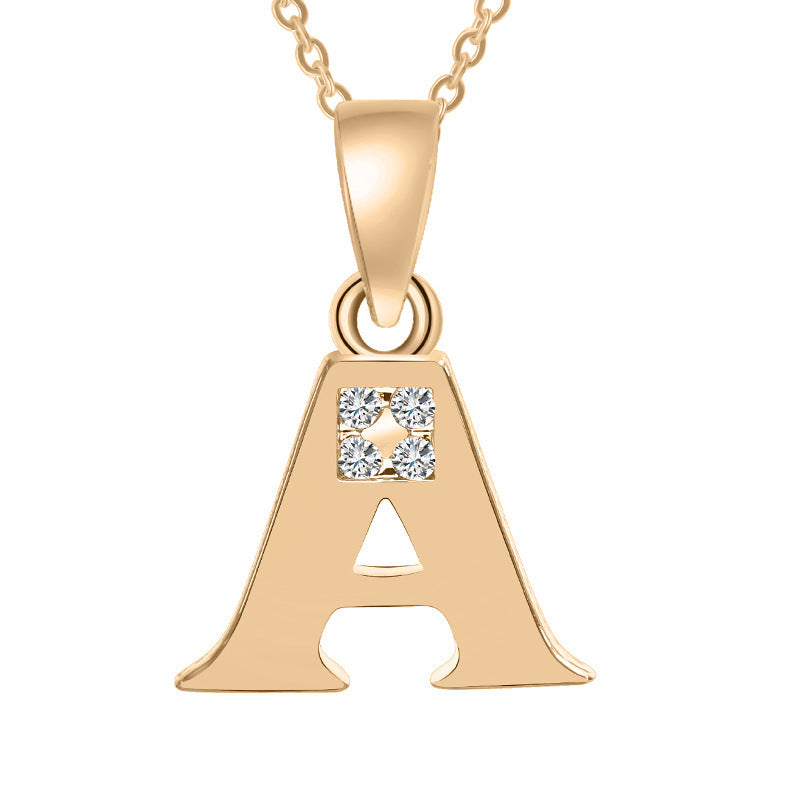 Bedazzled Initial Necklace