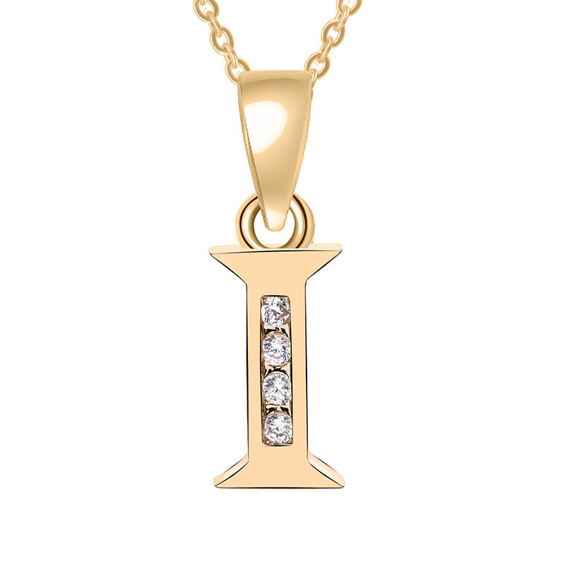 Bedazzled Initial Necklace