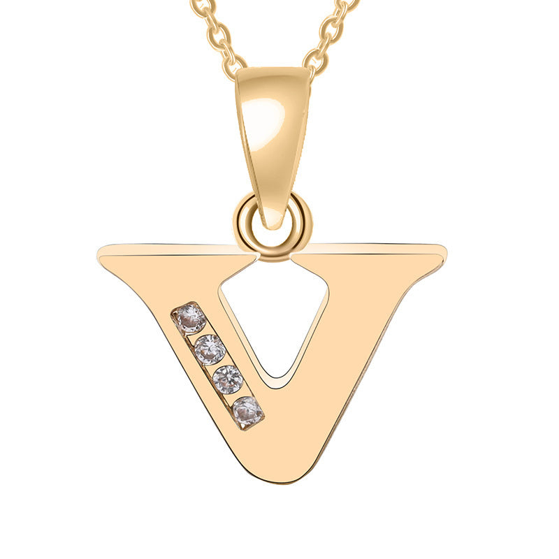 Bedazzled Initial Necklace