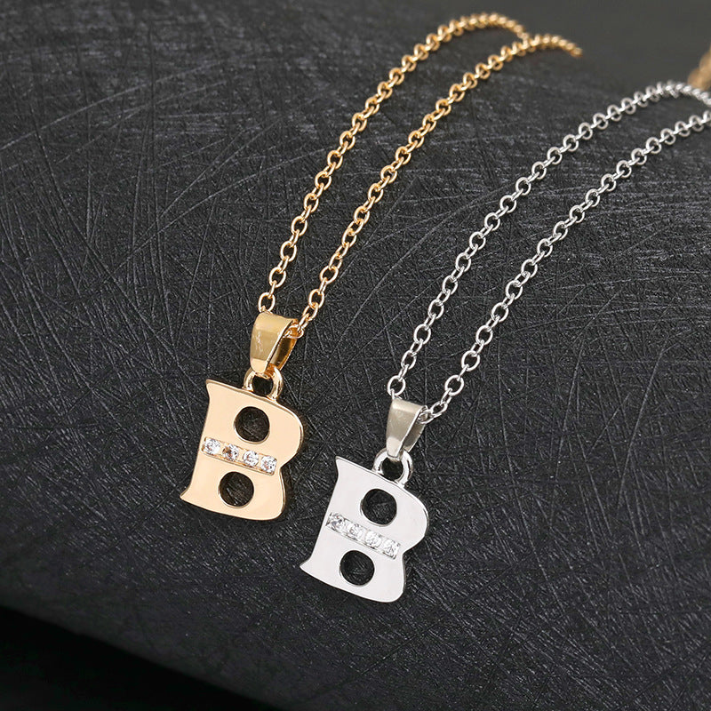 Bedazzled Initial Necklace