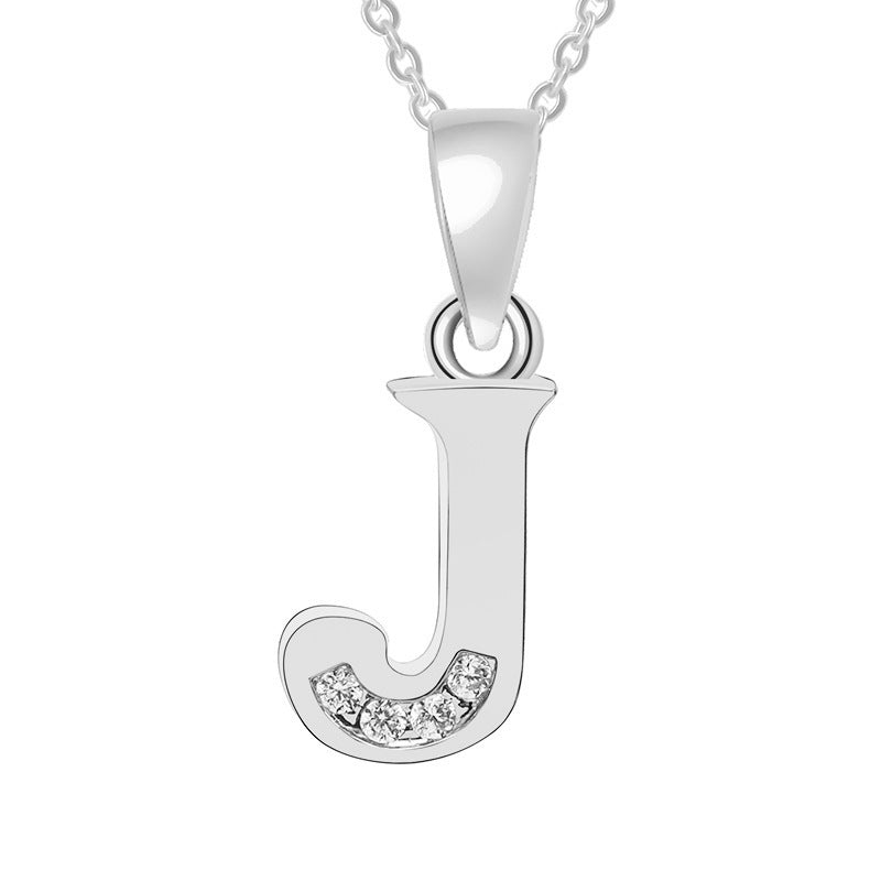 Bedazzled Initial Necklace