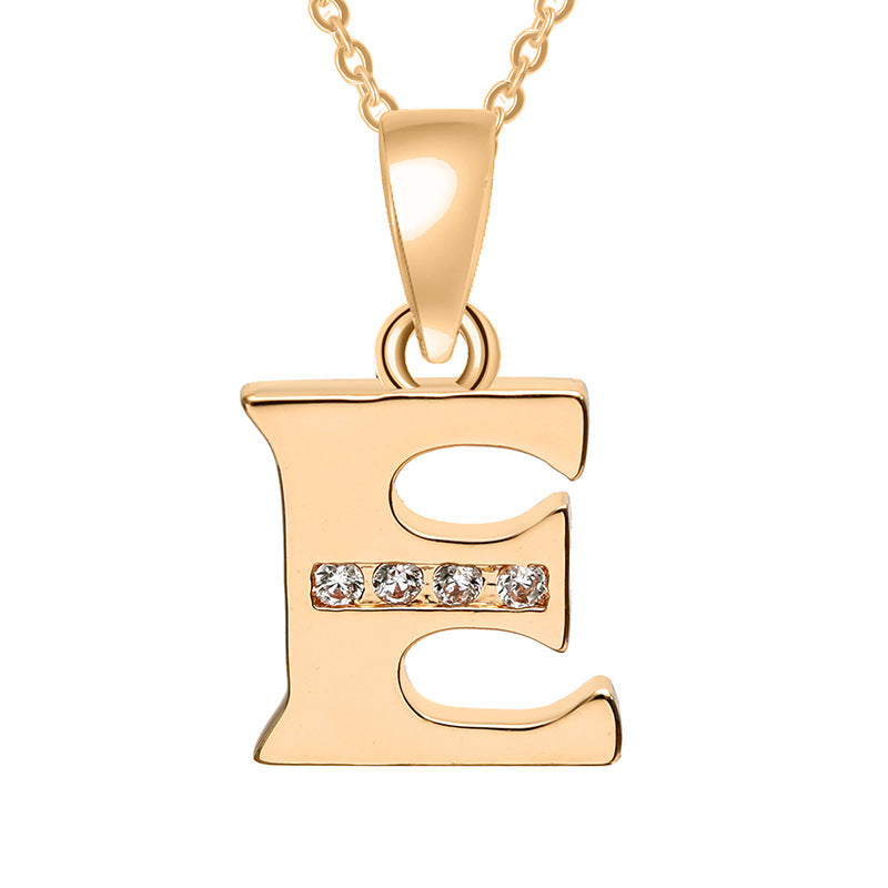Bedazzled Initial Necklace