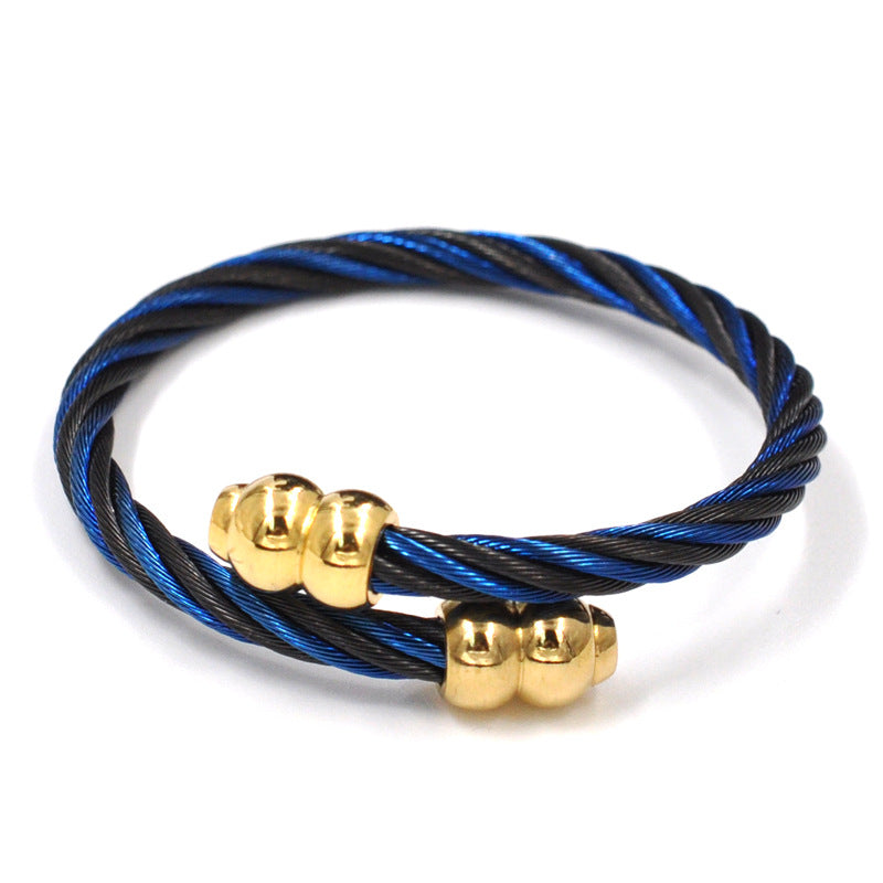 Wire Rope Bangle - Forge & Form