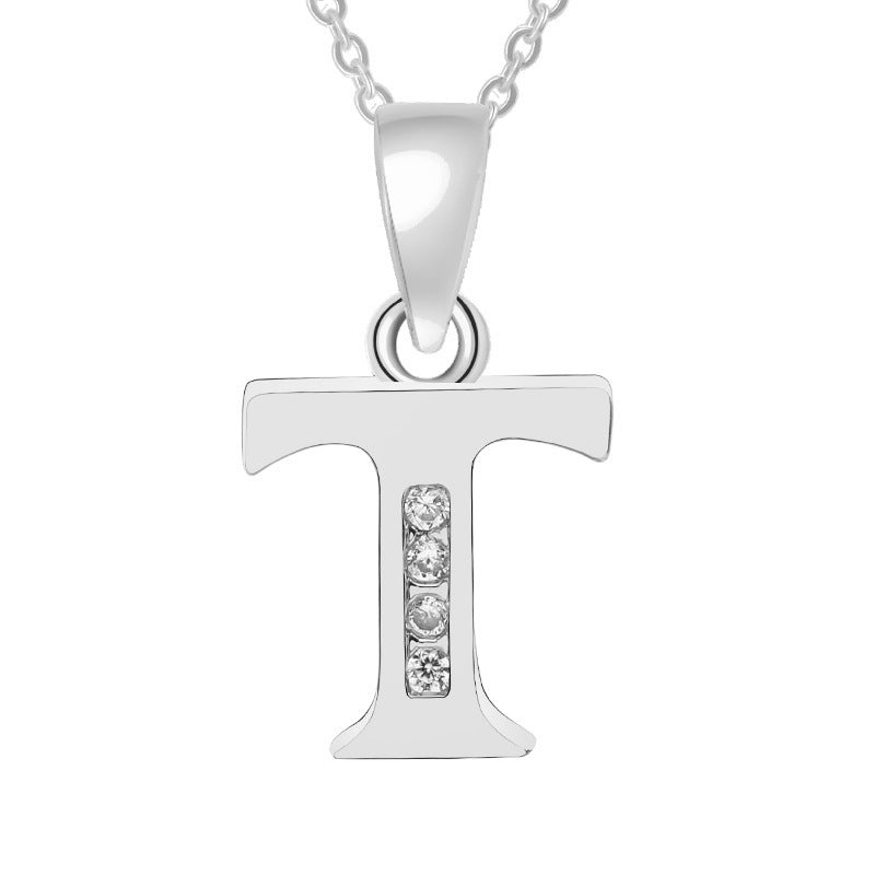 Bedazzled Initial Necklace
