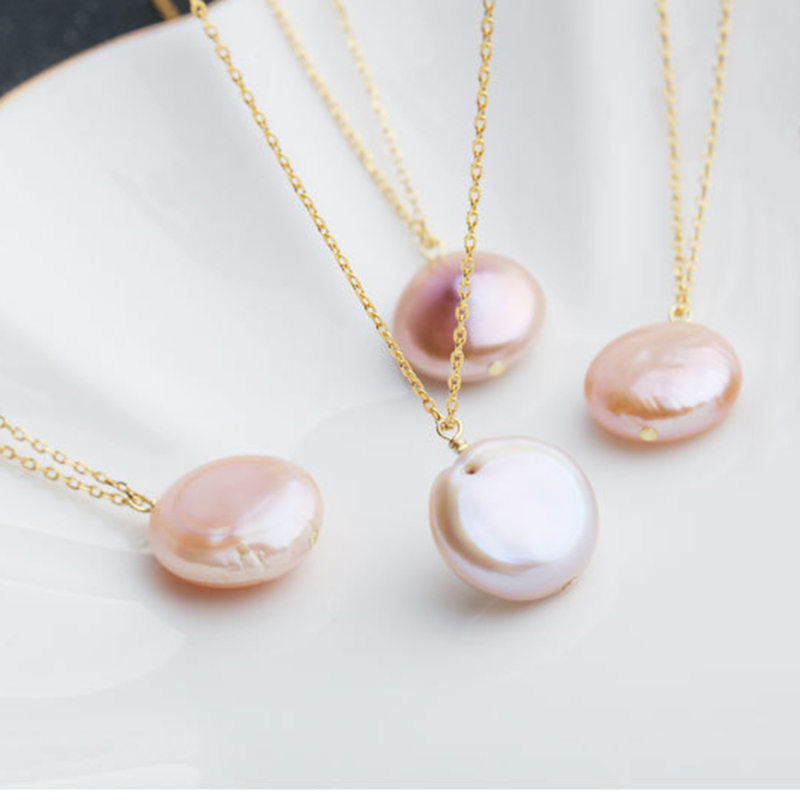 Baroque Pearl Pendant Necklace