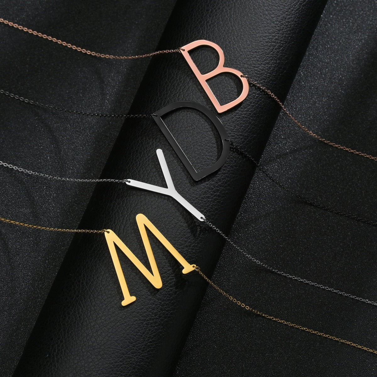Large Letter Initial Necklace - Forge & Form