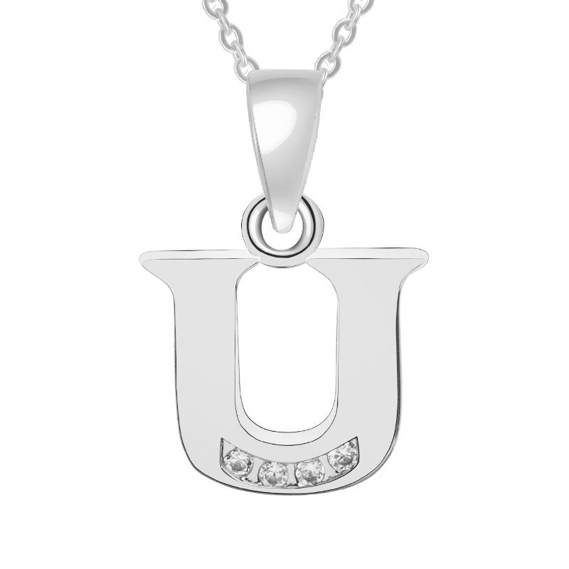 Bedazzled Initial Necklace
