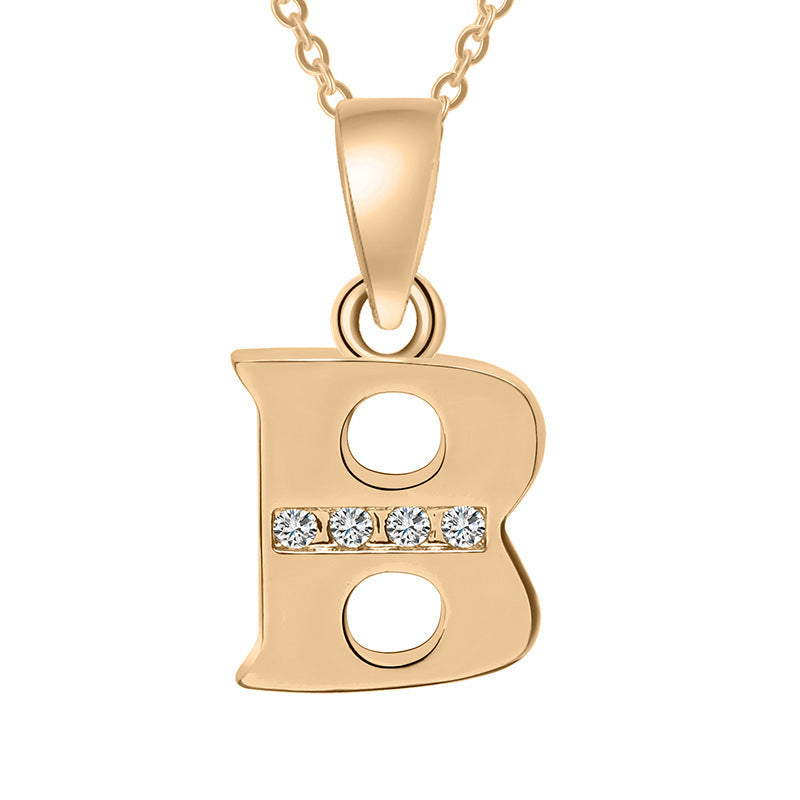Bedazzled Initial Necklace