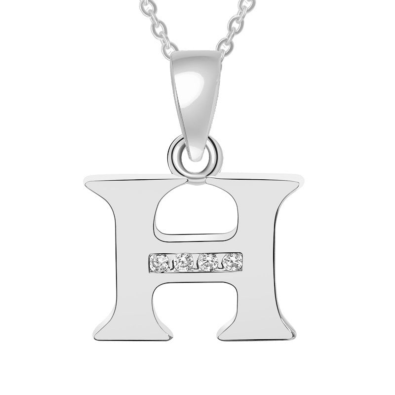 Bedazzled Initial Necklace