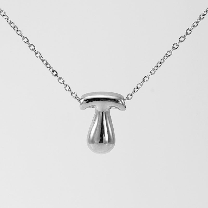 Glossy Bubble Letter Necklace