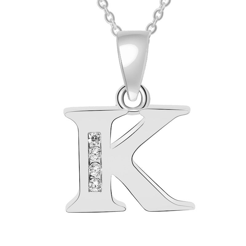 Bedazzled Initial Necklace