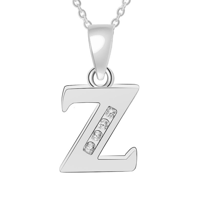 Bedazzled Initial Necklace