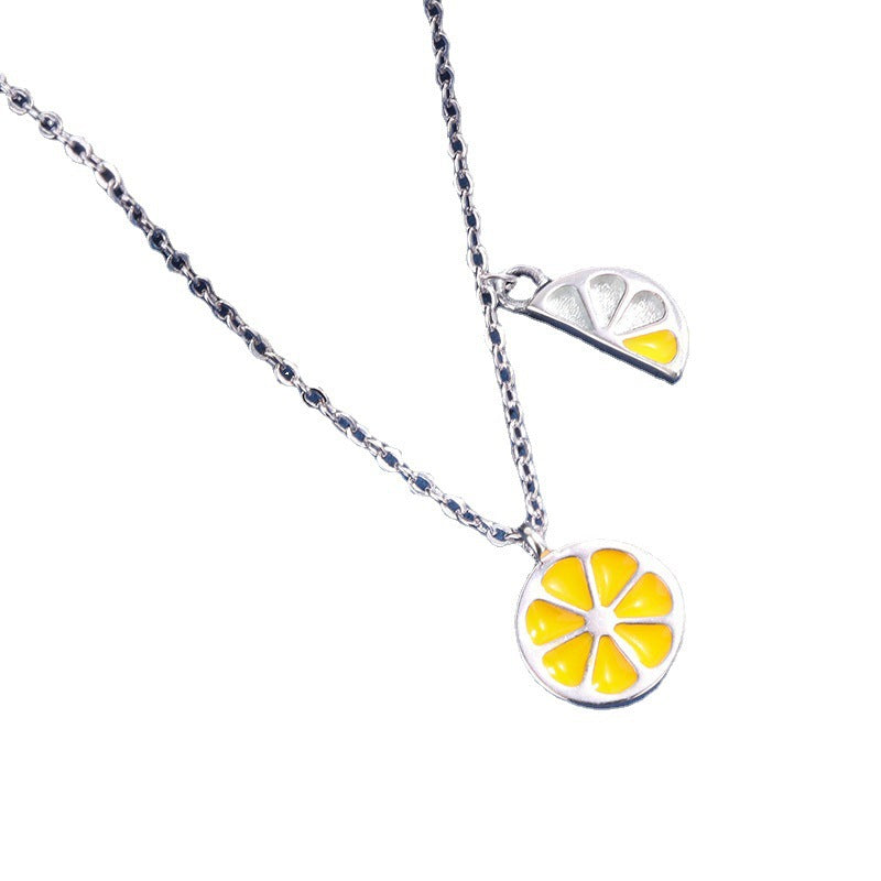 Sterling Silver Sweet Lemon Necklace - Forge & Form