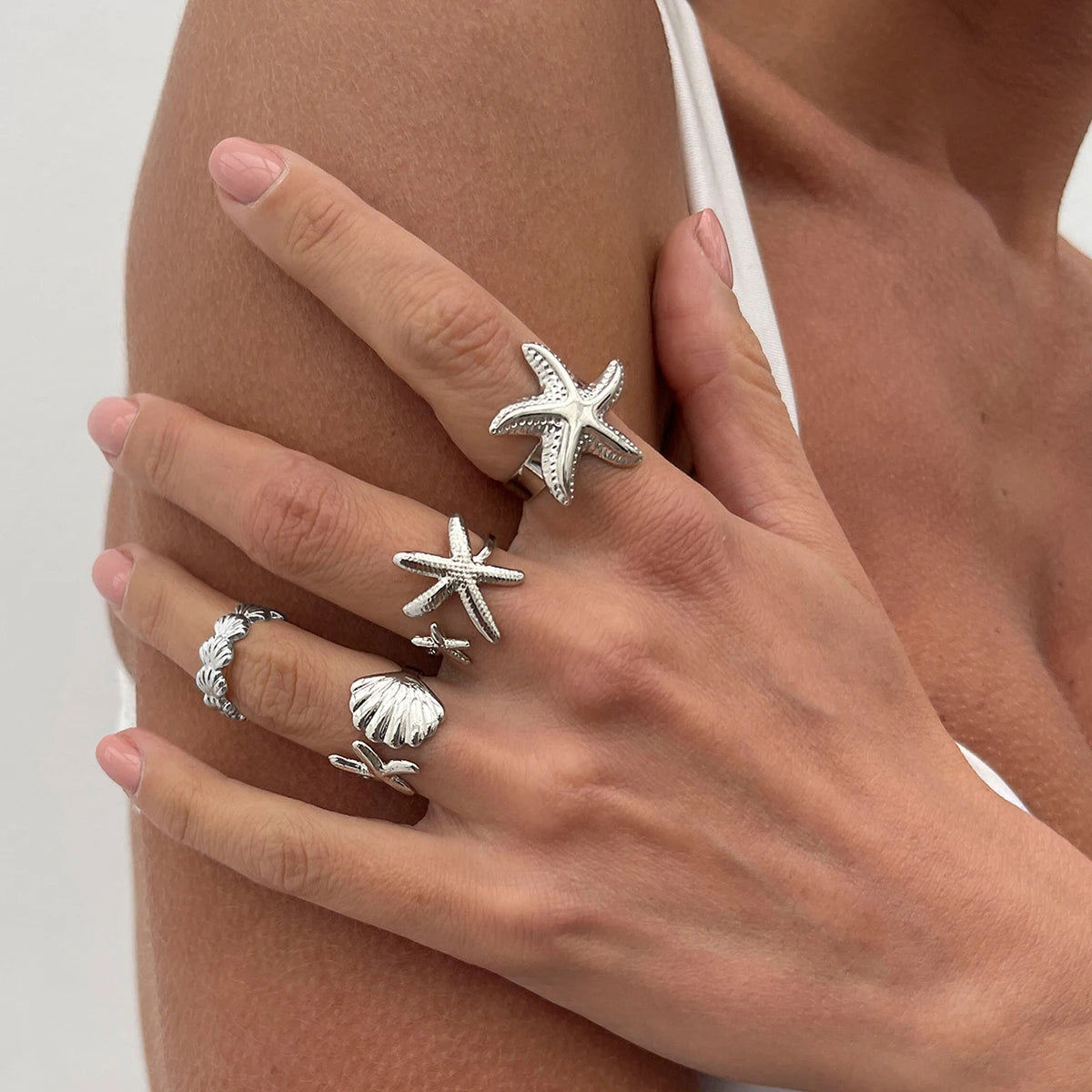 Seaside Ring Set