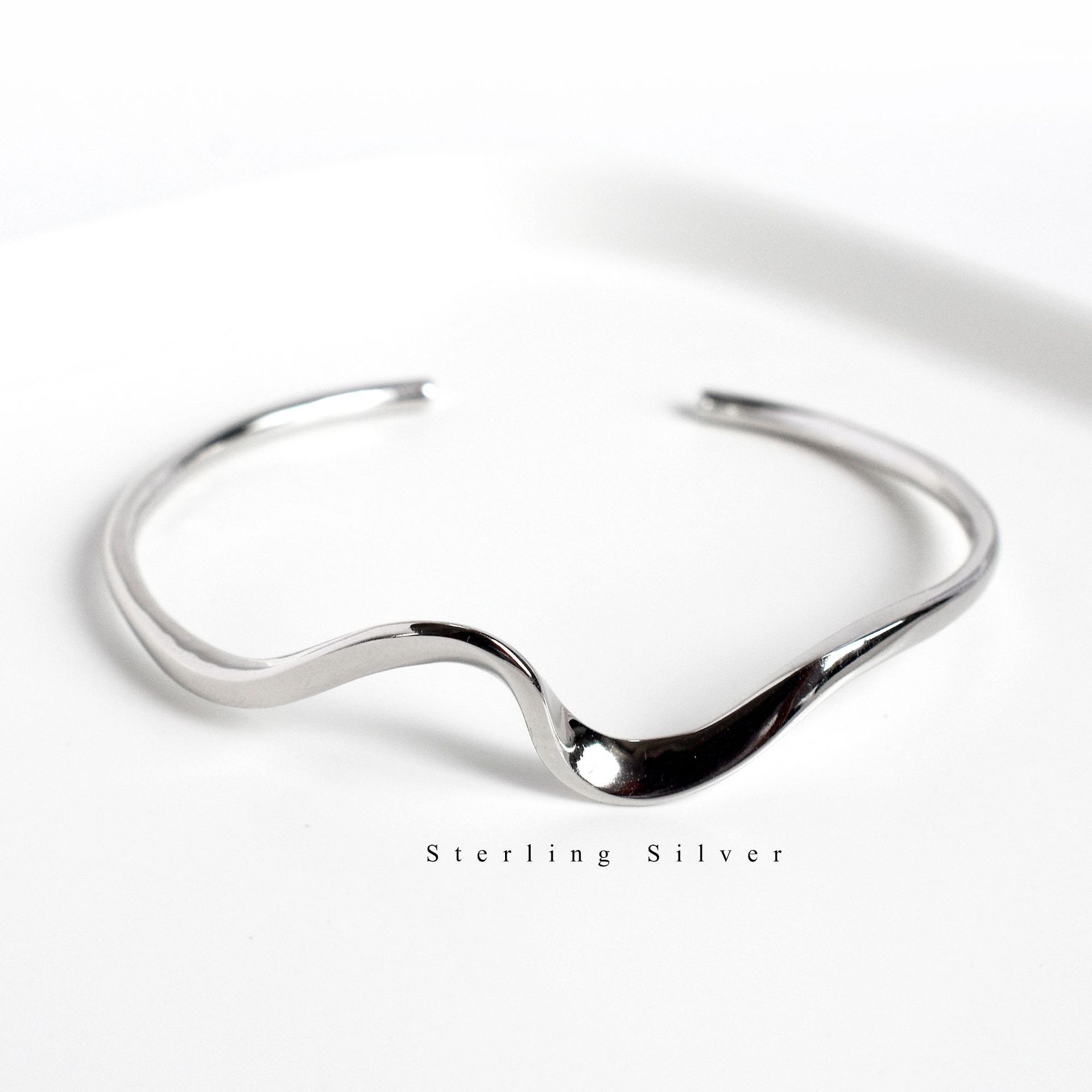 Sterling Silver Ripple Bracelet - Forge & Form