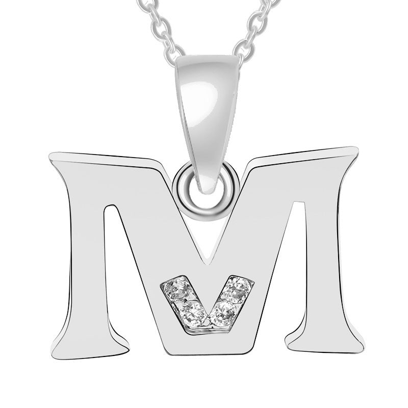 Bedazzled Initial Necklace