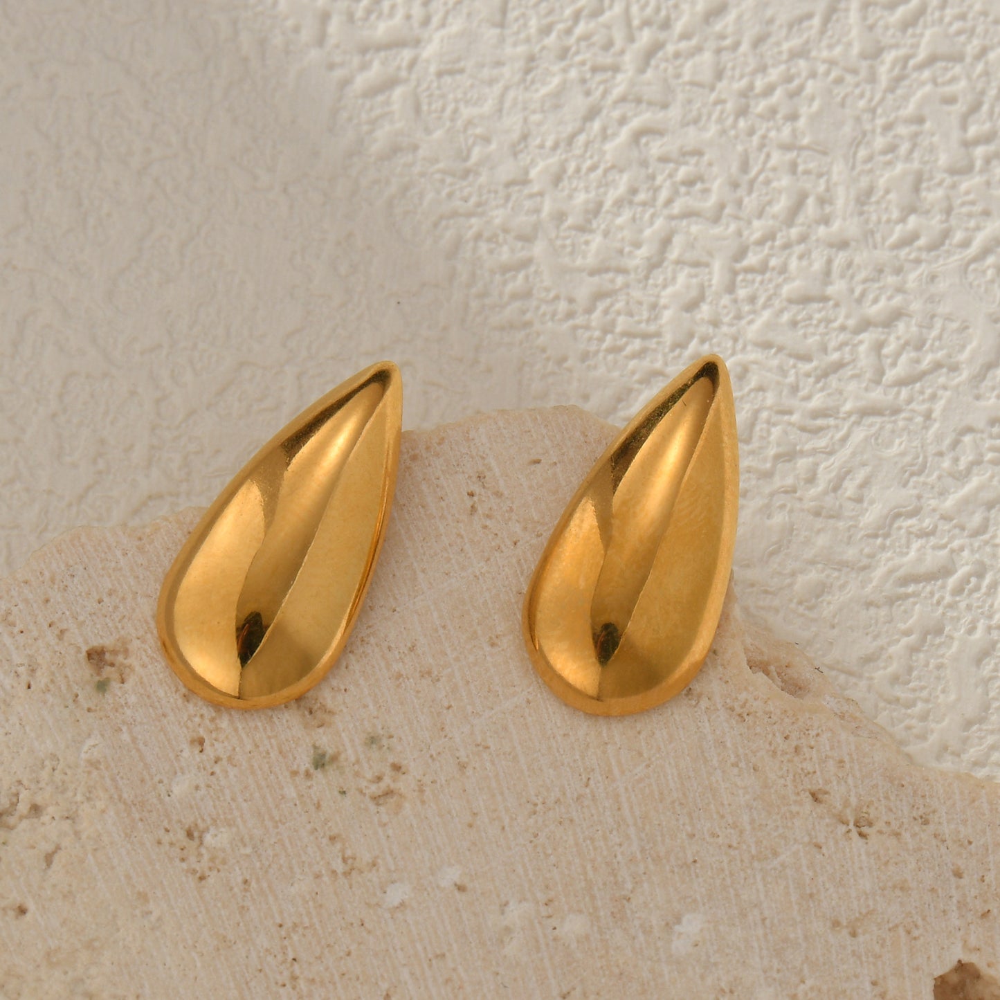 Liquid Gold Stud Earrings