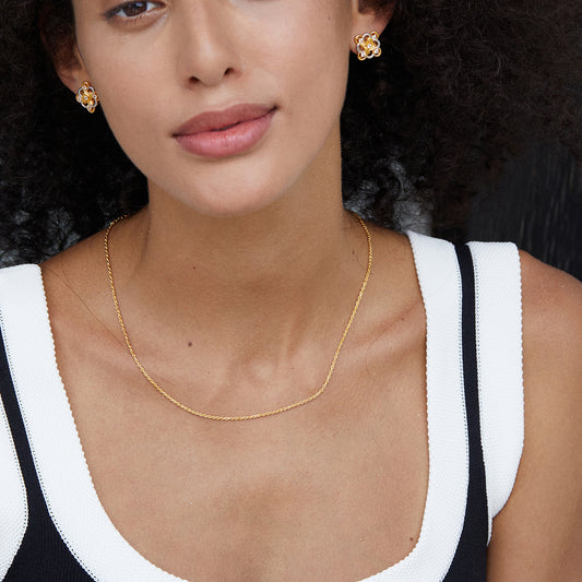 18K Gold Dainty Chain